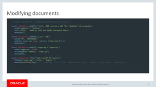 Node.js and the MySQL Document Store | PDF
