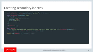 Node.js and the MySQL Document Store | PDF
