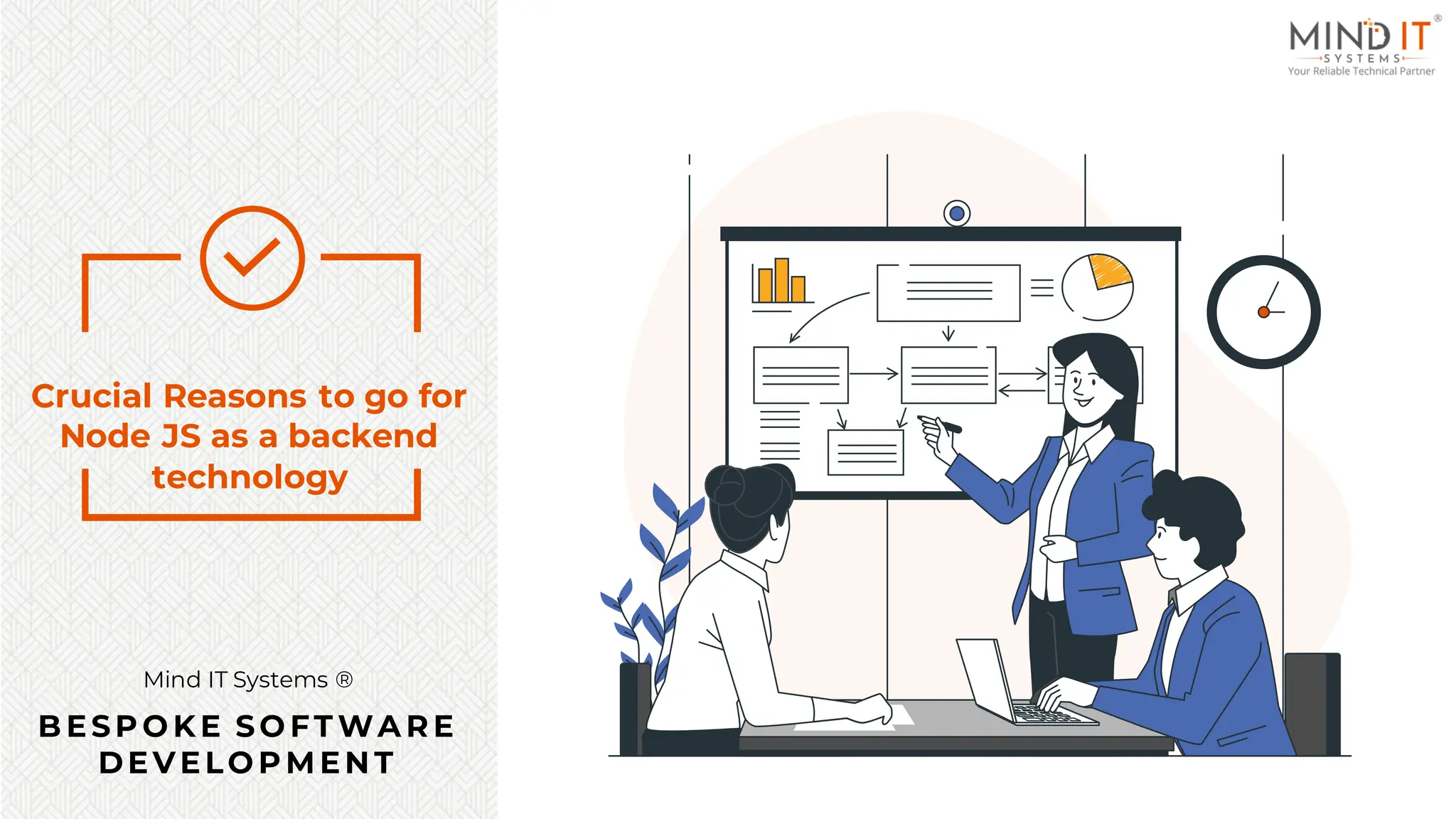 Crucial Reasons to go for
Node JS as a backend
technology
Mind IT Systems ®
B ESP O KE SO FT WA R E
DEVELO P M EN T
 