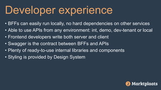 Node.js BFFs: our way to better/micro frontends | PPT