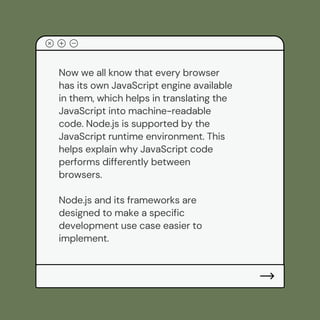 NodeJs Frameworks.pdf | Web Development | Internet