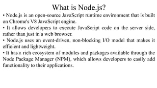 Introduction To Node Js and Set up .pdf