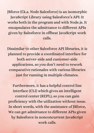Node js salesforce integration using js force a quick guide to look out ...