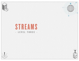 STREAMS- L E V E L T H R E E -
 