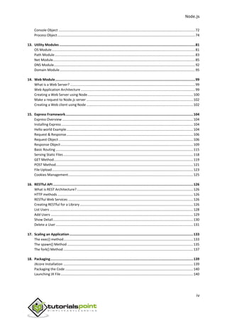 Nodejs tutorial | PDF