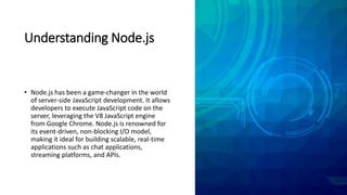 Next.js vs Node.js: Choosing the Right Framework for App Development | PPT