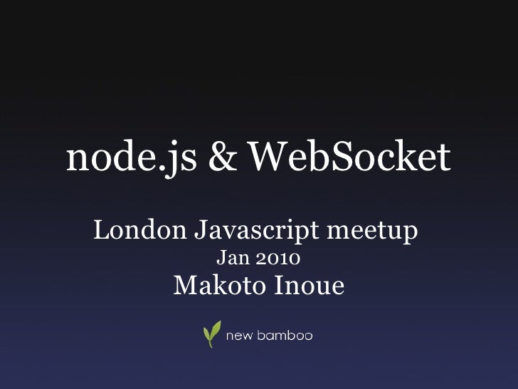 node js websocket example