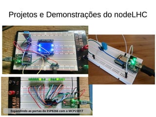Projetos e Demonstrações do nodeLHC
 