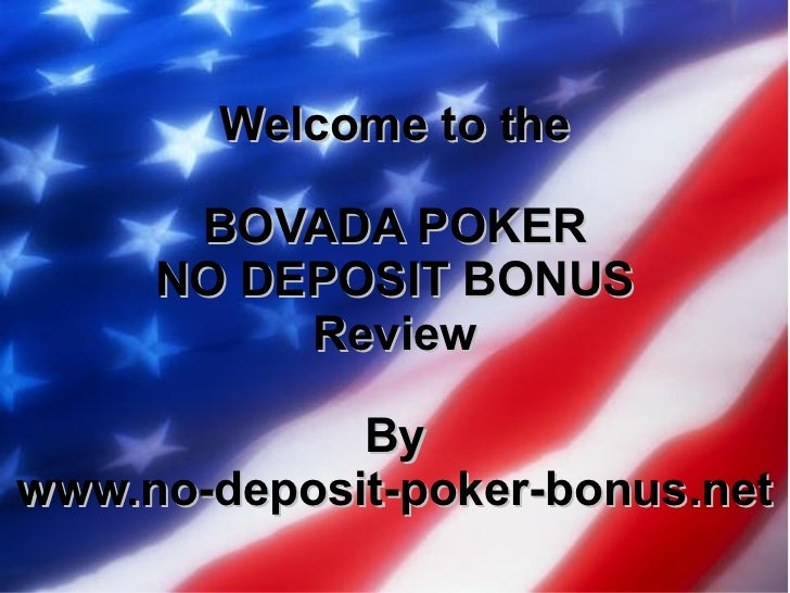 Bovada Poker No Deposit Bonus