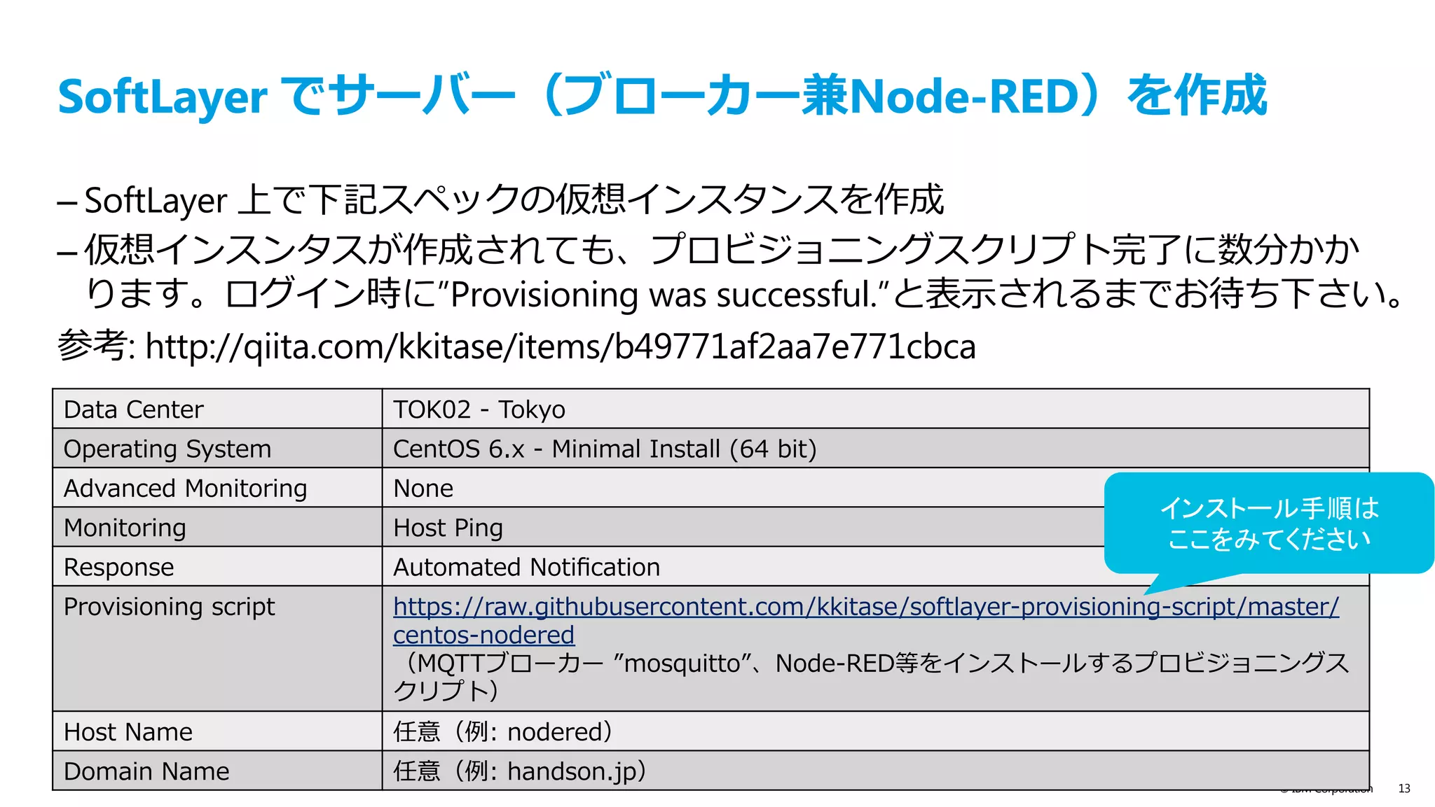 本日のデモ環境（１）IaaSで利用
 