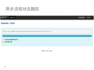 异步流程状态跟踪
 