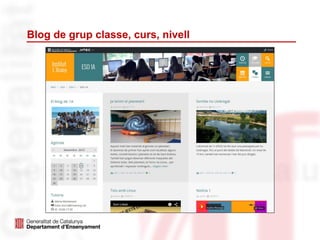 Blog de grup classe, curs, nivell
 