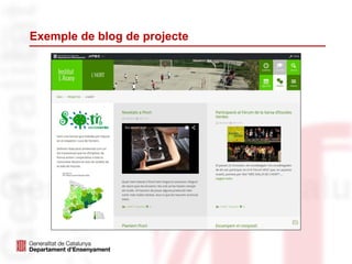 Exemple de blog de projecte
 
