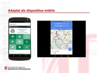 Adaptat als dispositius mòbils
 