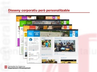 Disseny corporatiu però personalitzable
 