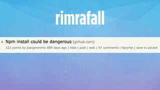 rimrafall
 