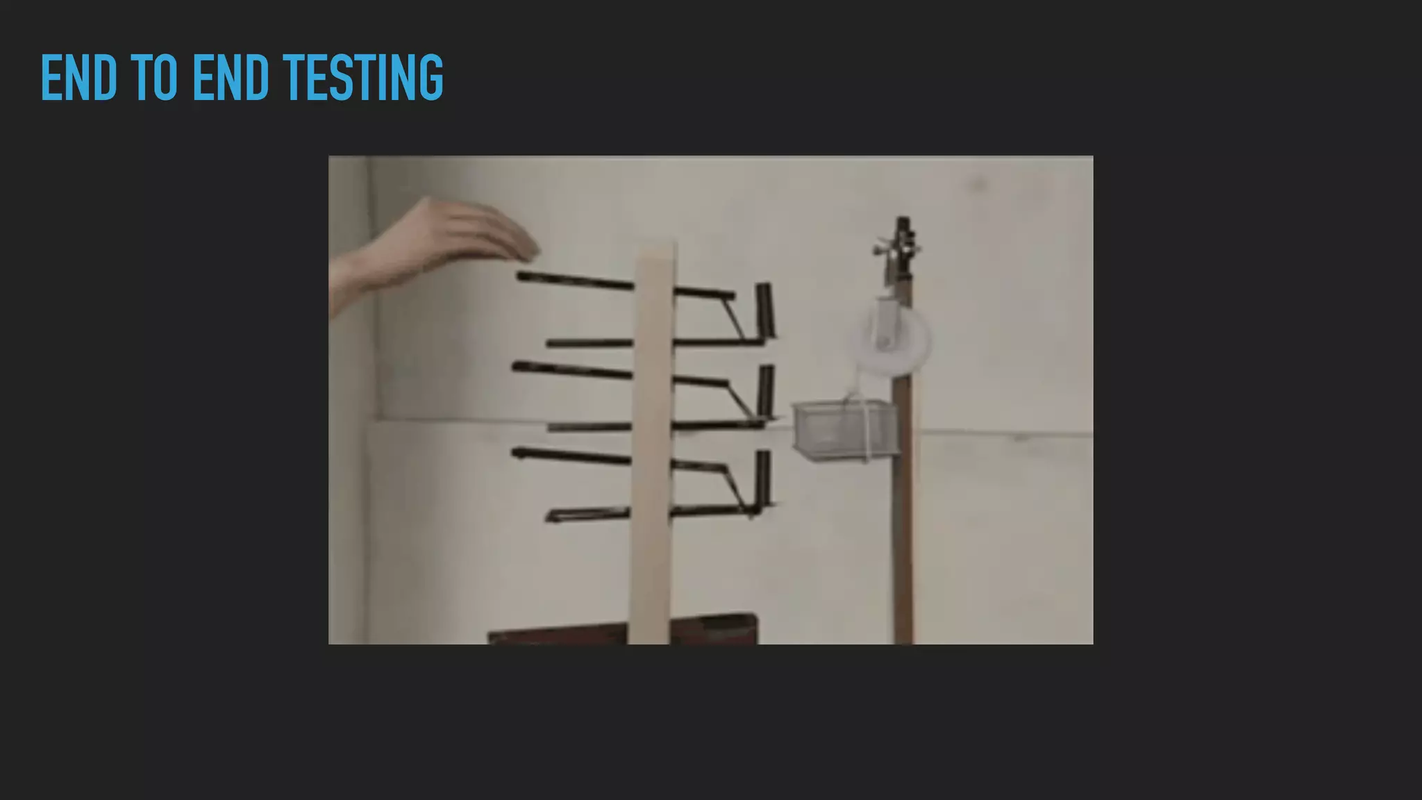 END TO END TESTING
 