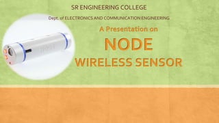 SR ENGINEERING COLLEGE
Dept. of ELECTRONICS AND COMMUNICATION ENGINEERING
 