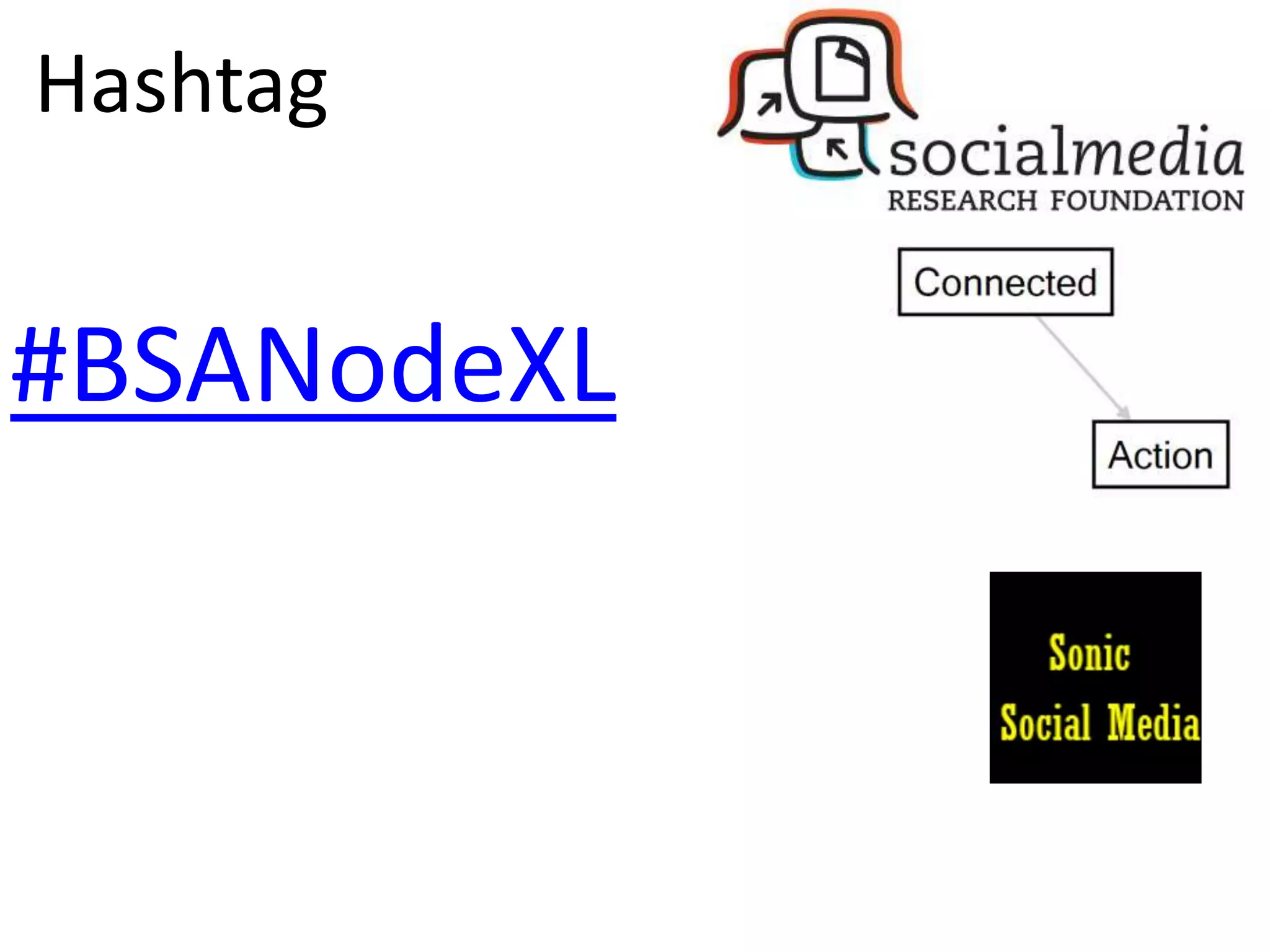 Hashtag
#BSANodeXL
 