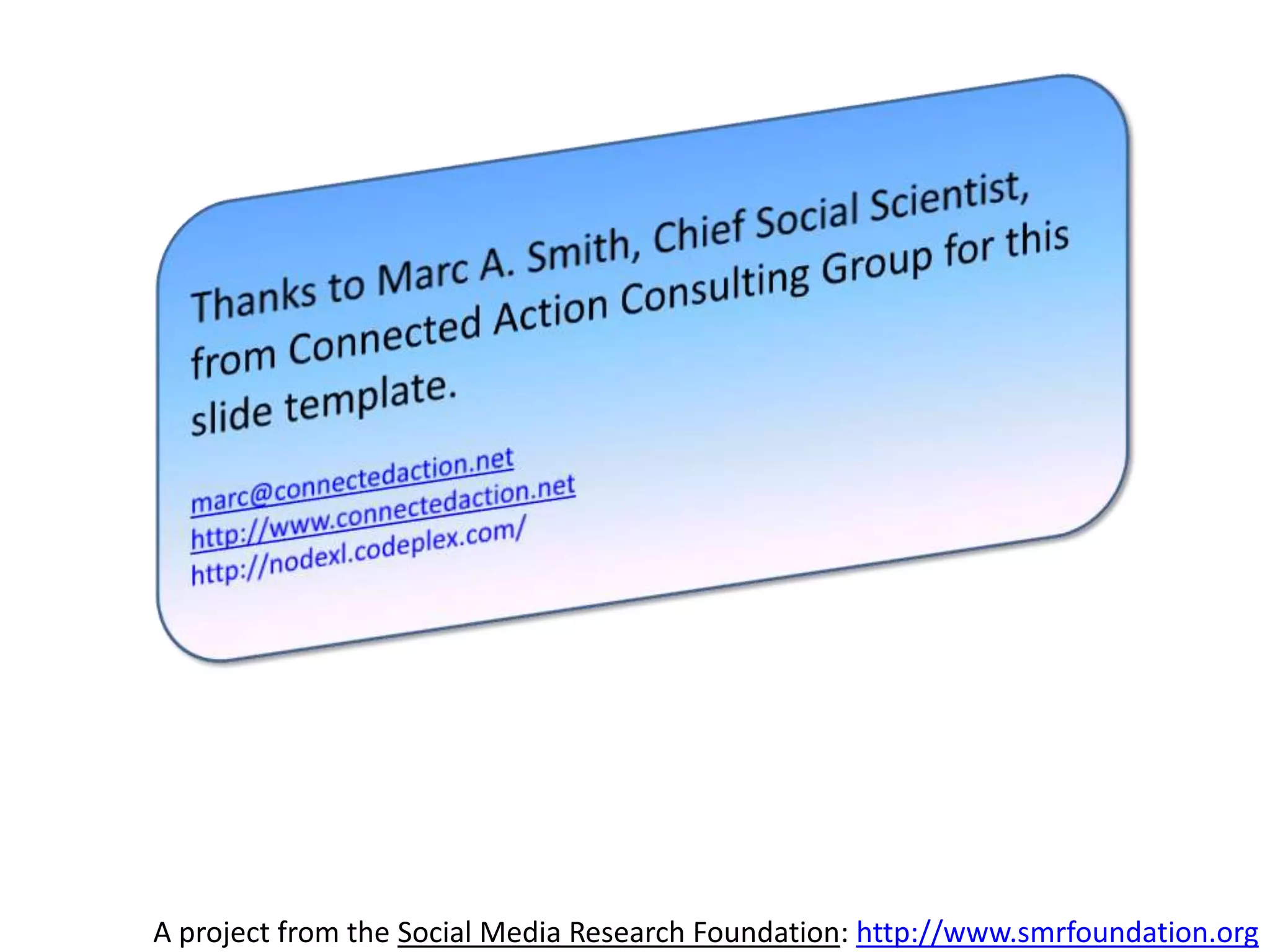 A project from the Social Media Research Foundation: http://www.smrfoundation.org
 