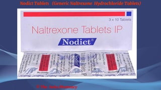 Nodict Tablets (Generic Naltrexone Hydrochloride Tablets)
© The Swiss Pharmacy
 
