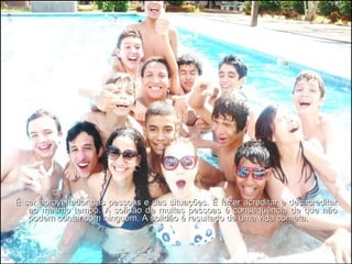 É ser aproveitador das pessoas e das situações. É fazer acreditar e desacreditar ao mesmo tempo. A solidão de muitas pessoas é conseqüência de que não podem contar com ninguém. A solidão é resultado de uma vida cometa.  