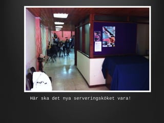 Här ska det nya serveringsköket vara!

 