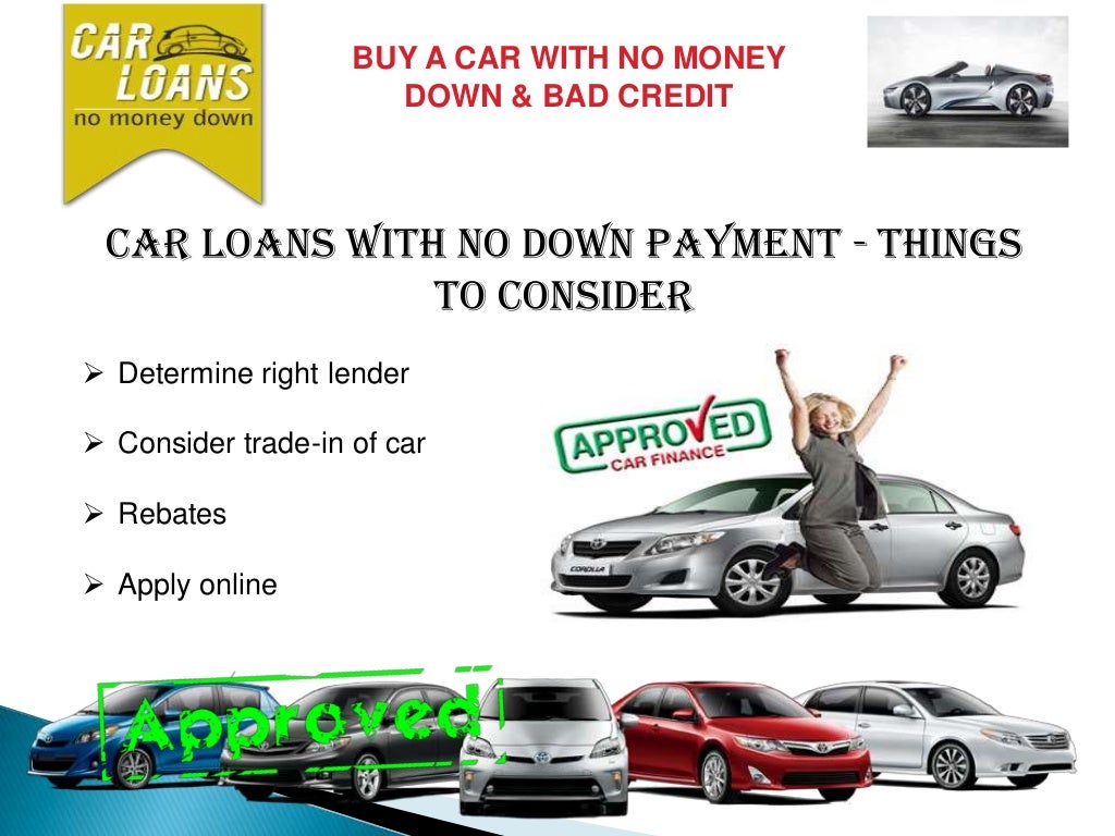 No Down Payment Auto Loans