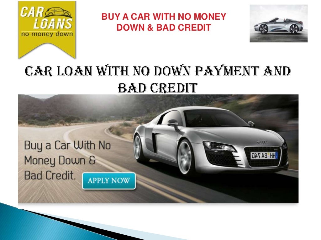 No Down Payment Auto Loans