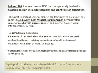 NOE fractures | PPTX