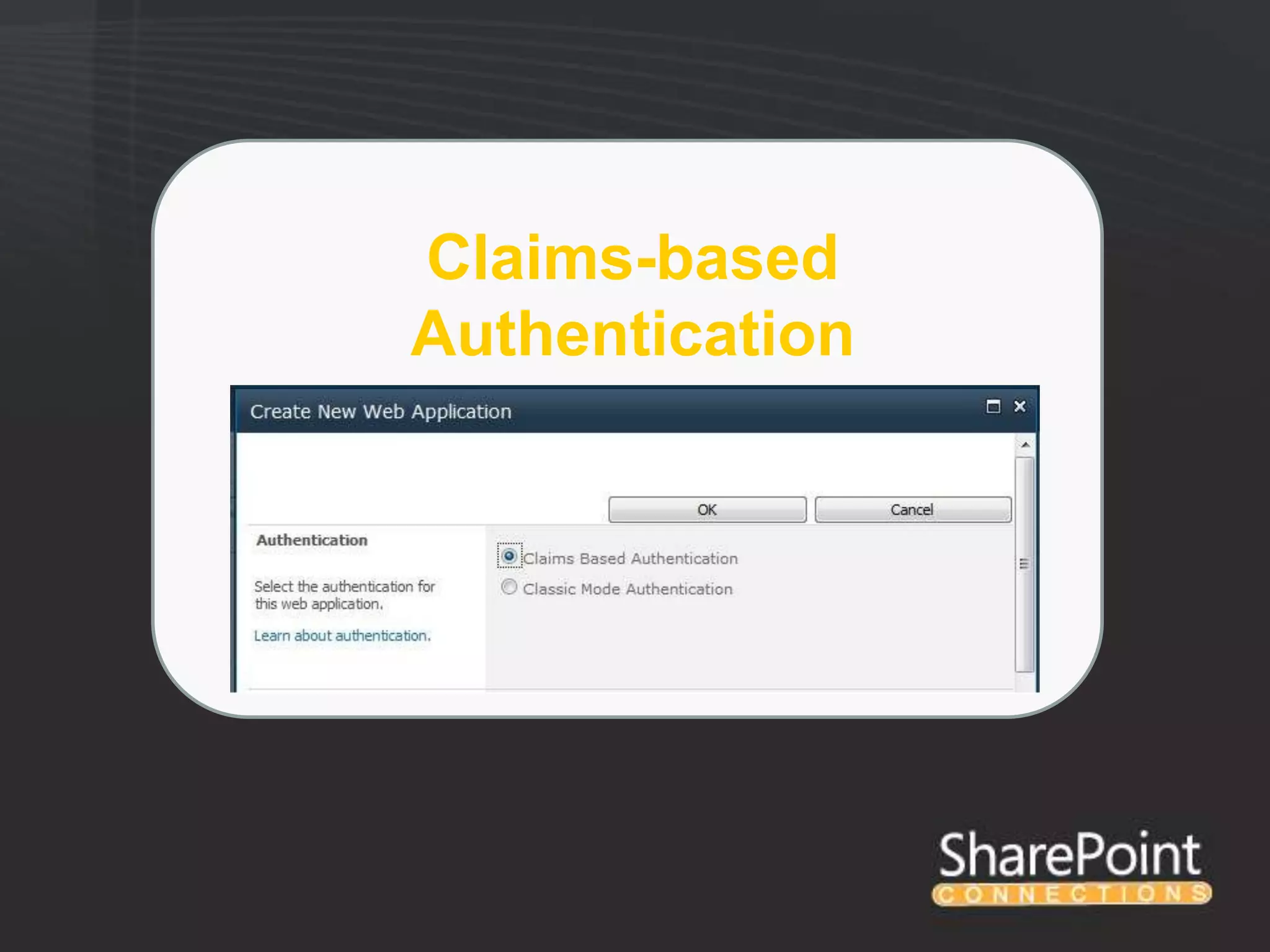 Claims-based
Authentication
 