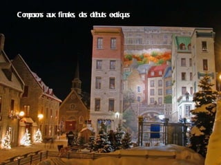 Composons aux finales, des débuts exotiques 