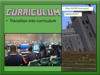 Minecraft in the classroom