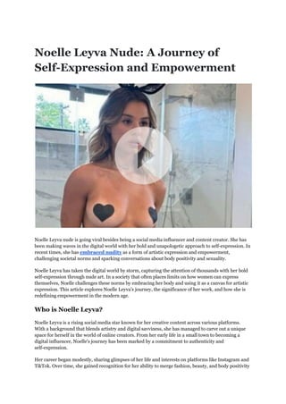 Noelle Leyva Nude_ A Journey of Self-Expression and Empowerment.pdf