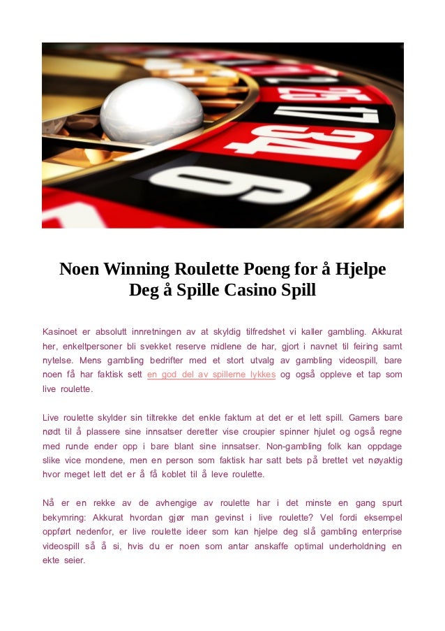 Casino Spill Casino Spill