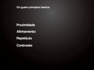 NoçõEs BáSicas De Planejamento Visual