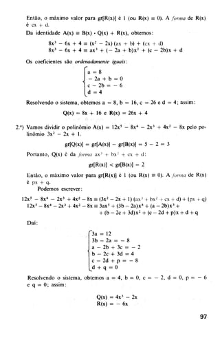 Noções de matemática vol.7