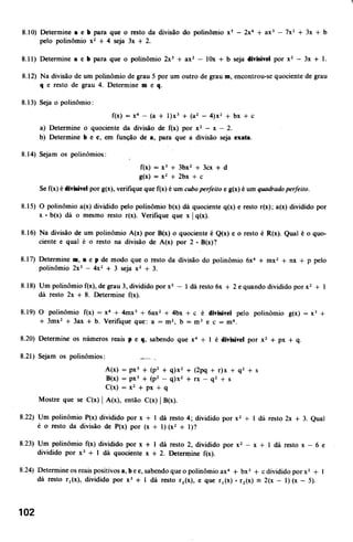 Noções de matemática vol.7