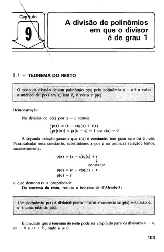 Noções de matemática vol.7