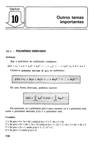 Noções de matemática vol.7