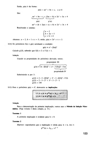 Noções de matemática vol.7