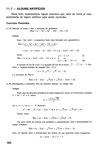 Noções de matemática vol.7
