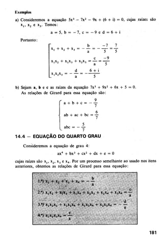 Noções de matemática vol.7