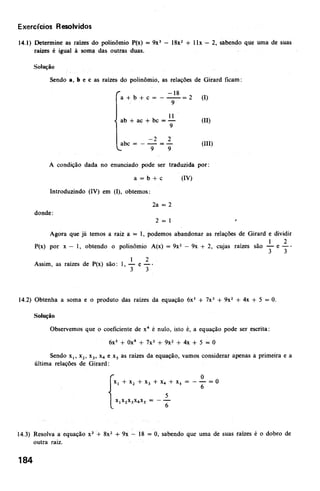 Noções de matemática vol.7