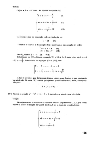 Noções de matemática vol.7