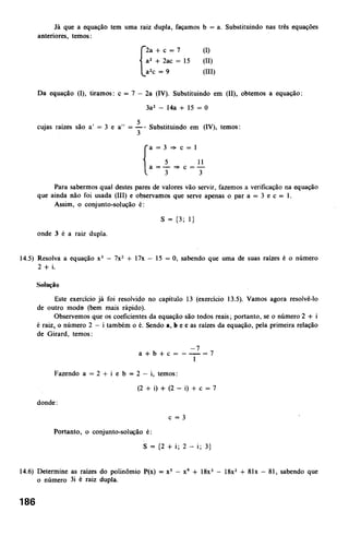 Noções de matemática vol.7