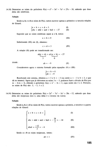 Noções de matemática vol.7