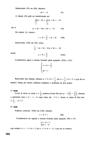 Noções de matemática vol.7