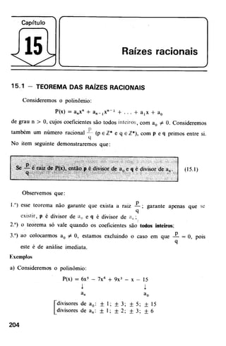 Noções de matemática vol.7