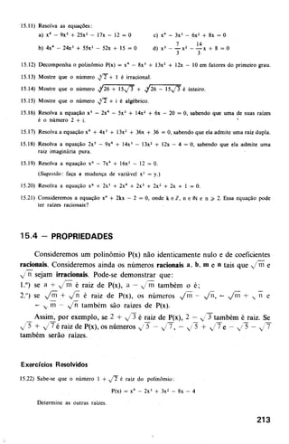 Noções de matemática vol.7